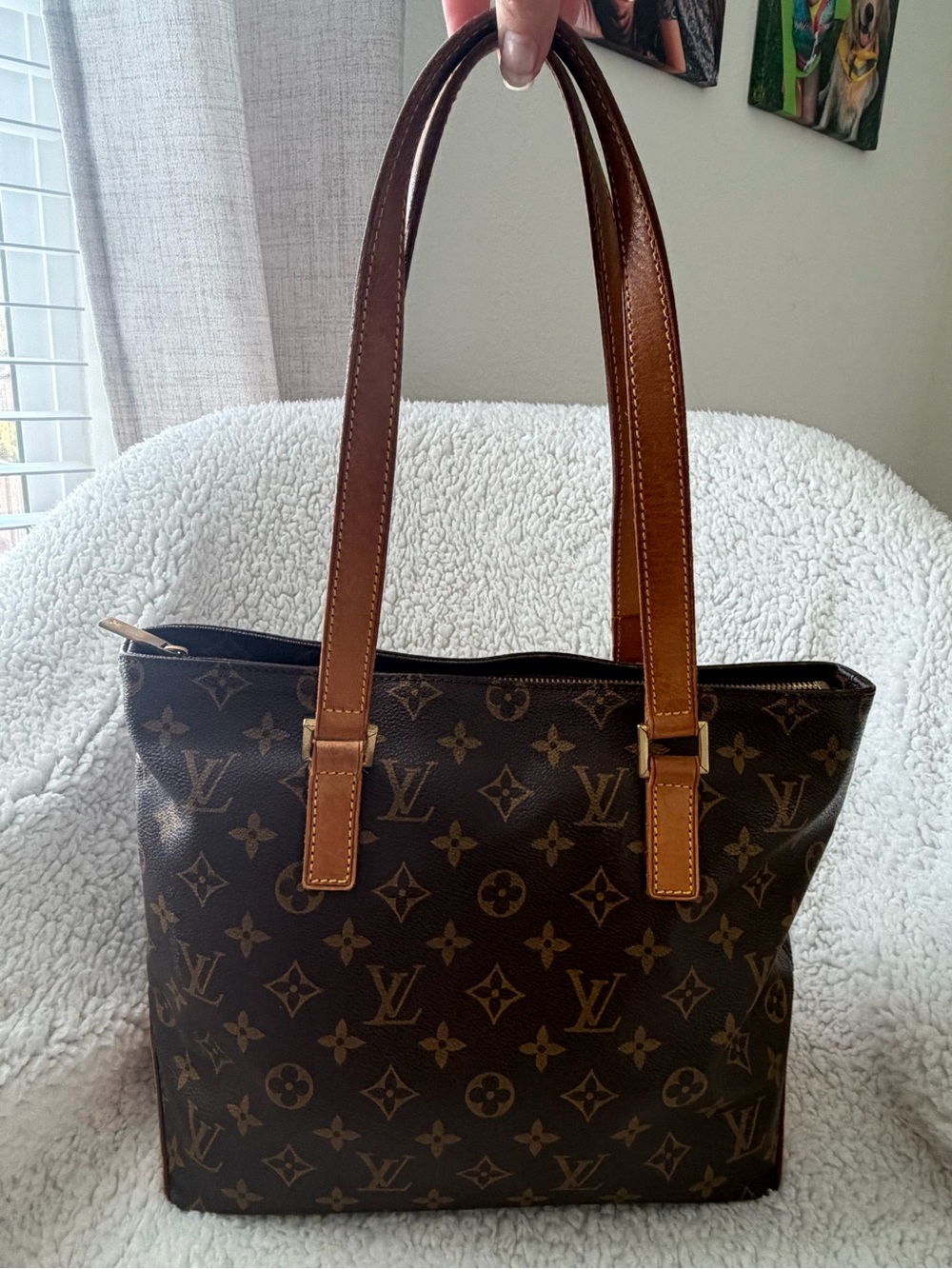 Louis Vuitton Monogram Piano zip tote + COA